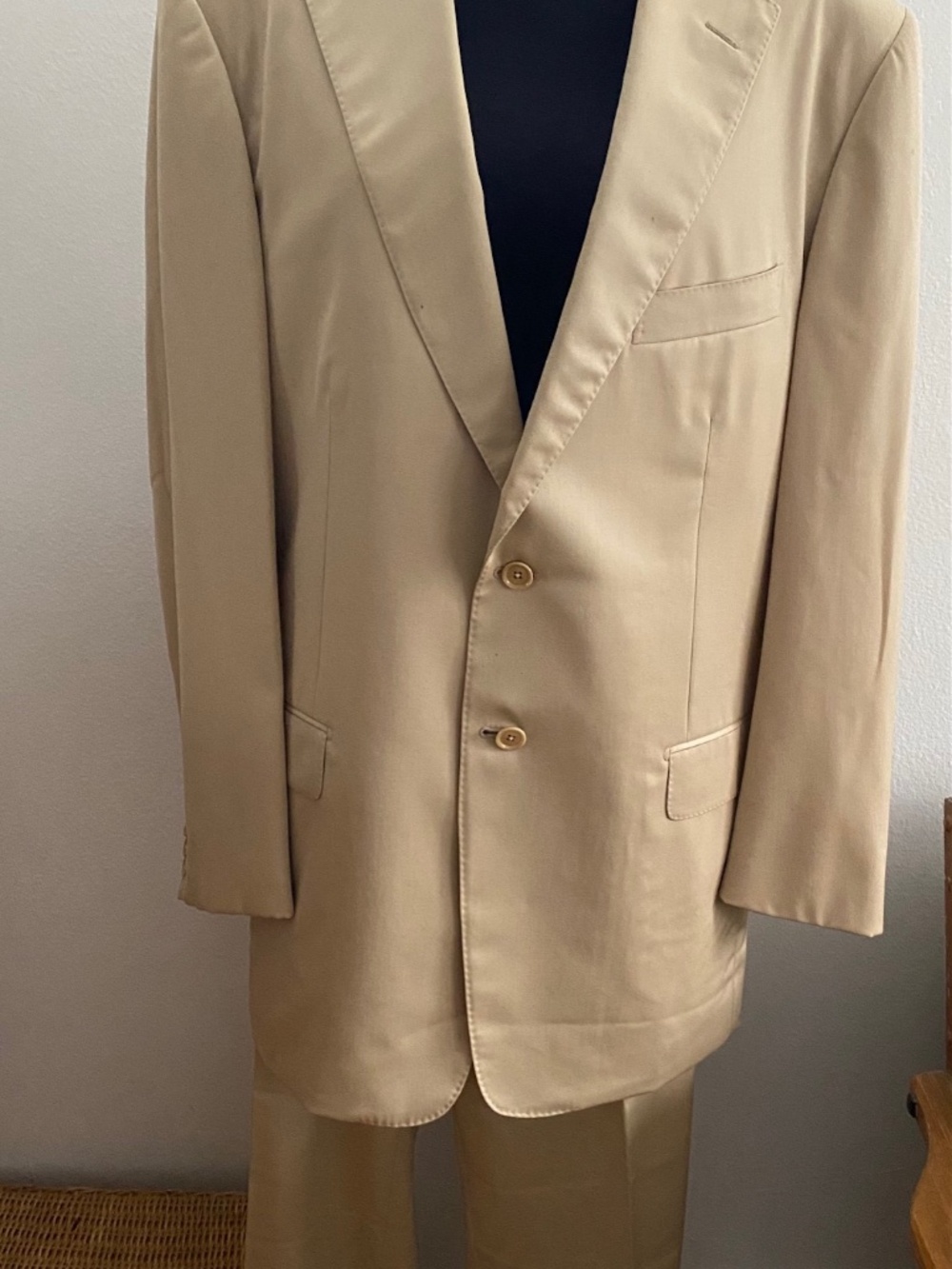Pal Zileri, Gruppo For All, Made in Italy, Wool/Rayon Suit, Size 52R EU, 42R US - Picture 2 of 16